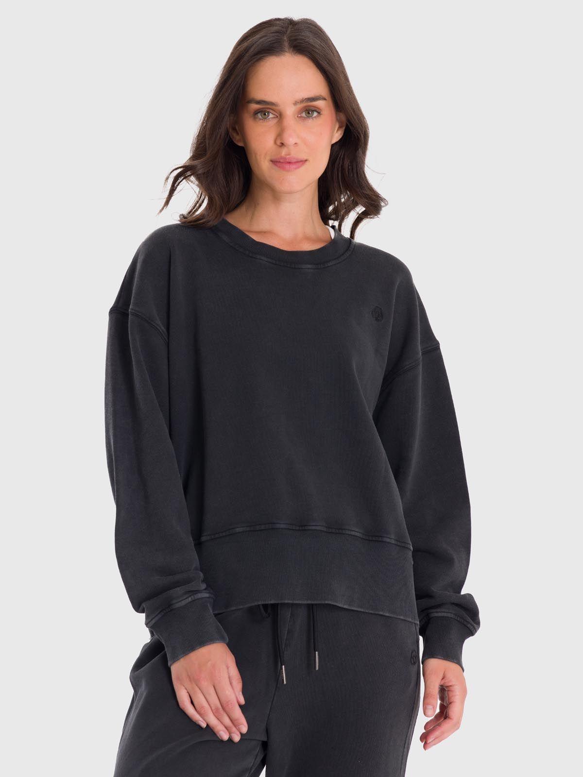 Polerón Mujer Creta Negro-1