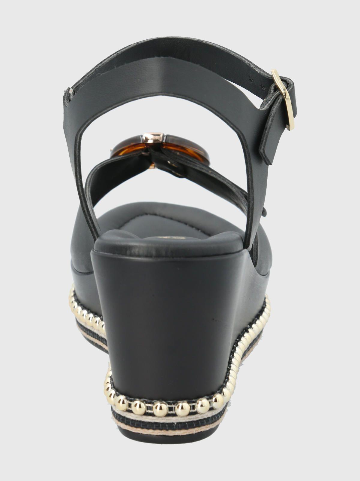 Sandalia Negro Mujer Fiametta -5