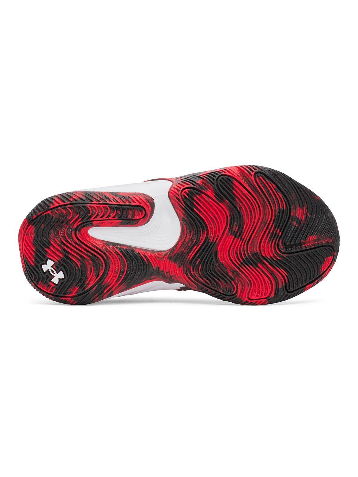 Zapatilla Niño Ua Ps Lockdown 8 Rojo-3