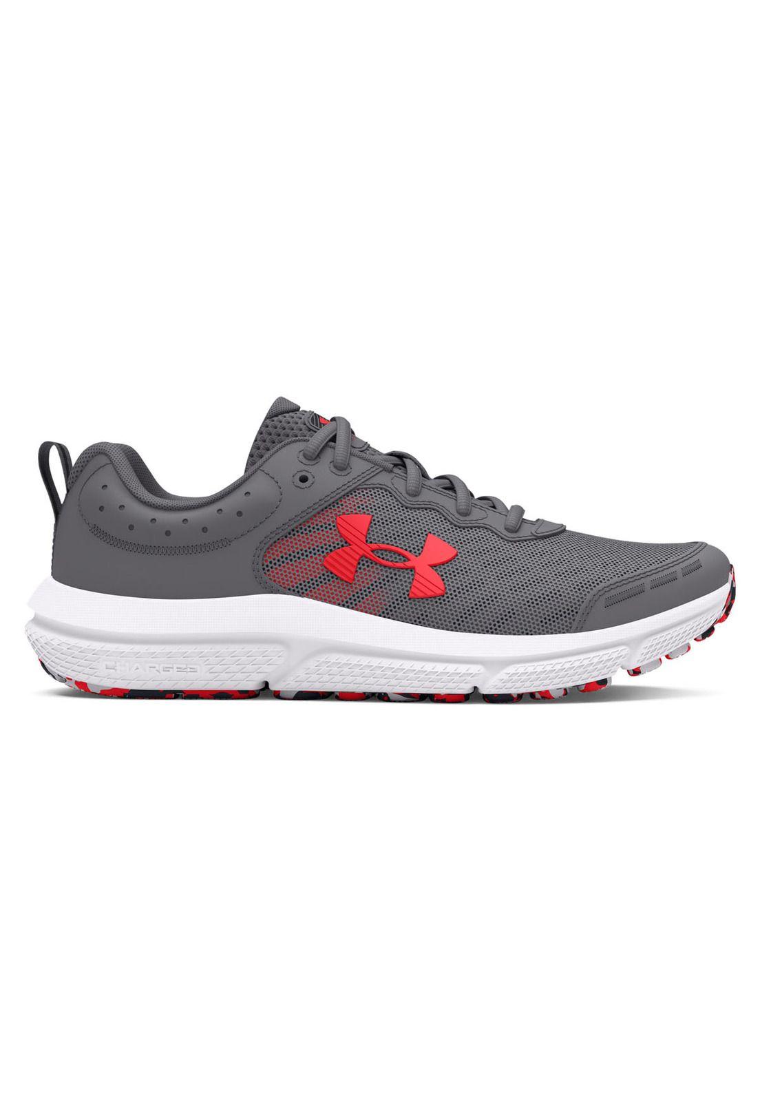 Zapatillas Run UA Assert 10 para niño Gris-0