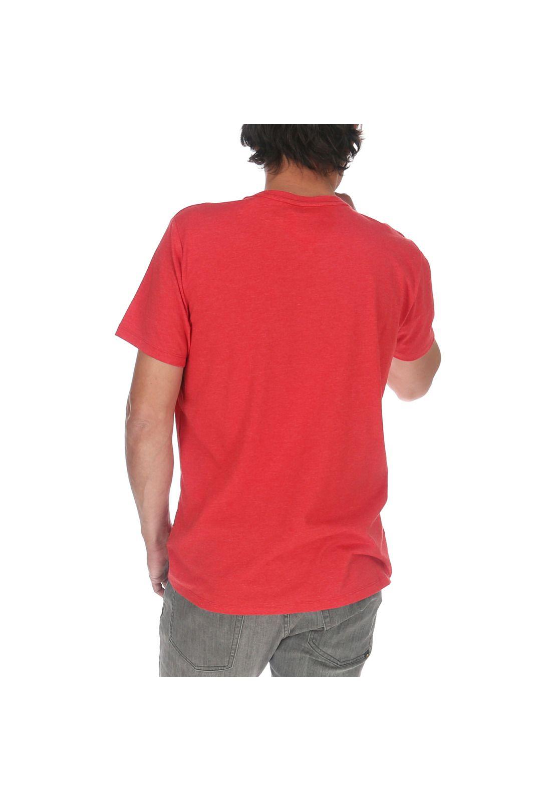 Polera M/C Hombre Left To Go Tee Rojo-2
