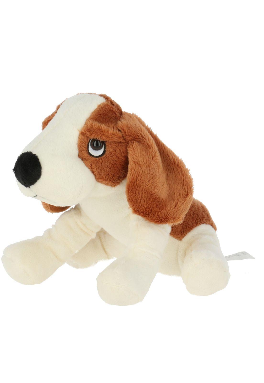 Peluche Hound 7P Sit Basset Café-1