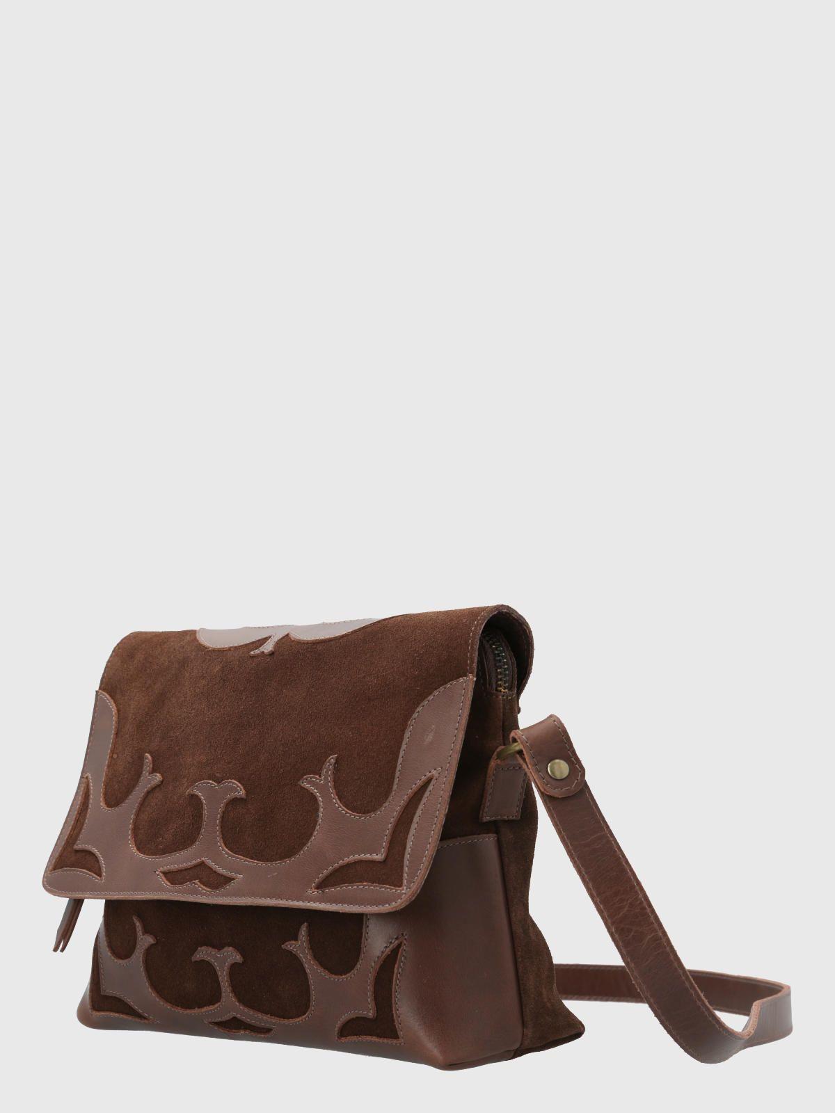 Cartera Cuero Mujer Duke Cross Café-1