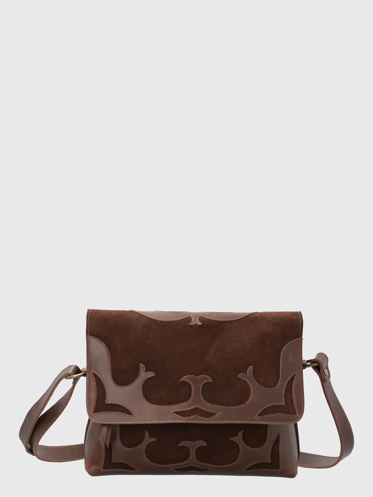 Cartera Cuero Mujer Duke Cross Café-0