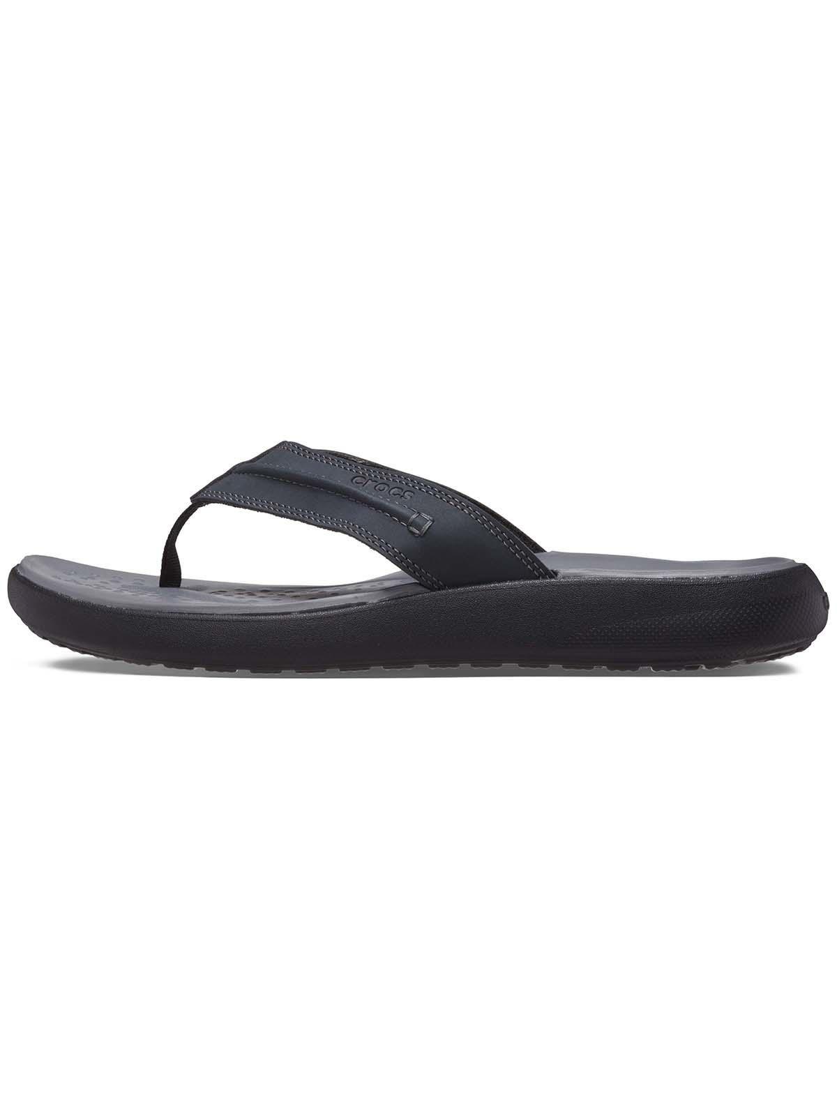 Sandalia Crocs Hombre Yukon Vista Ii Flip Negro-1