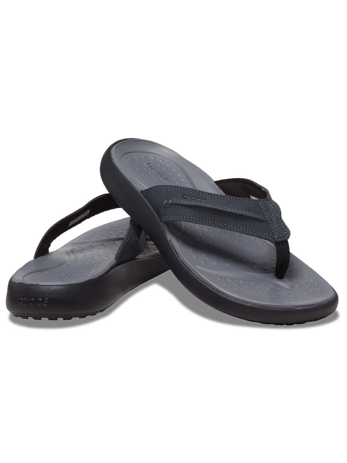 Sandalia Crocs Hombre Yukon Vista Ii Flip Negro-3