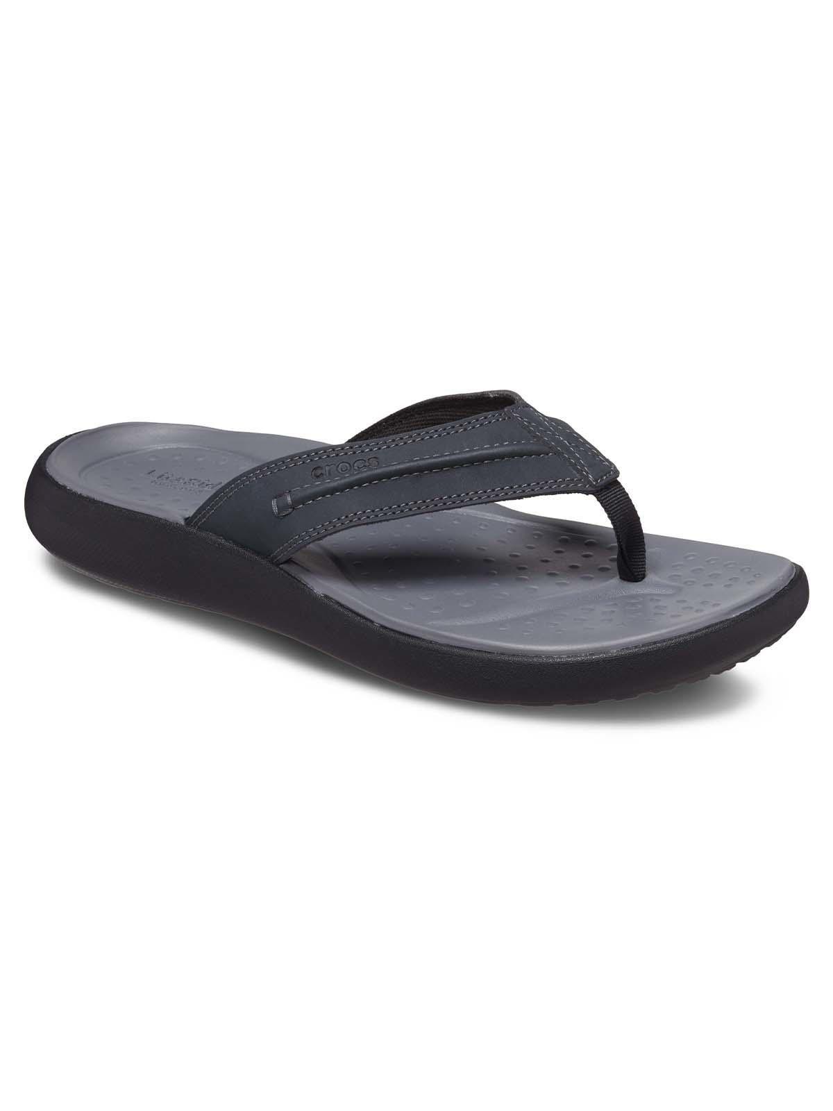 Sandalia Crocs Hombre Yukon Vista Ii Flip Negro-6