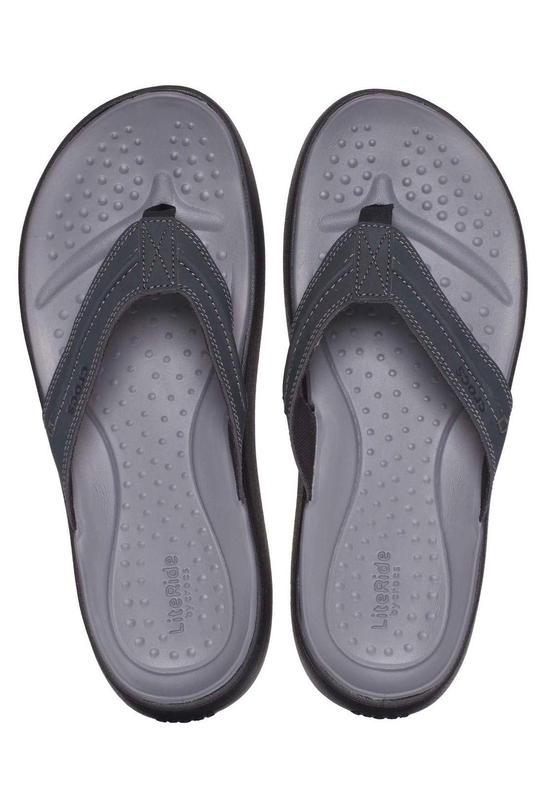 Sandalia Crocs Hombre Yukon Vista Ii Flip Negro-4