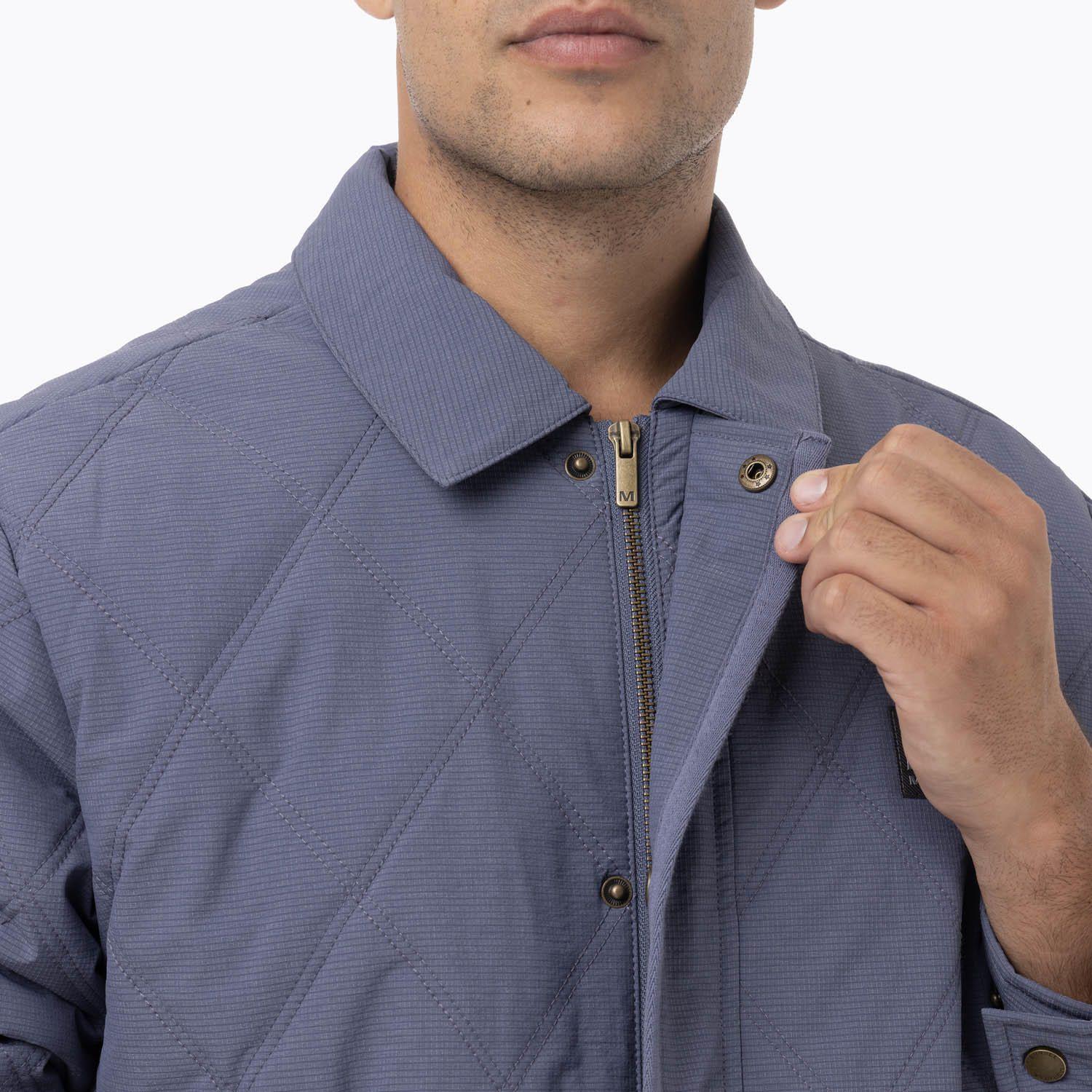 Chaqueta Hombre Halees Full Zipper Azul-5