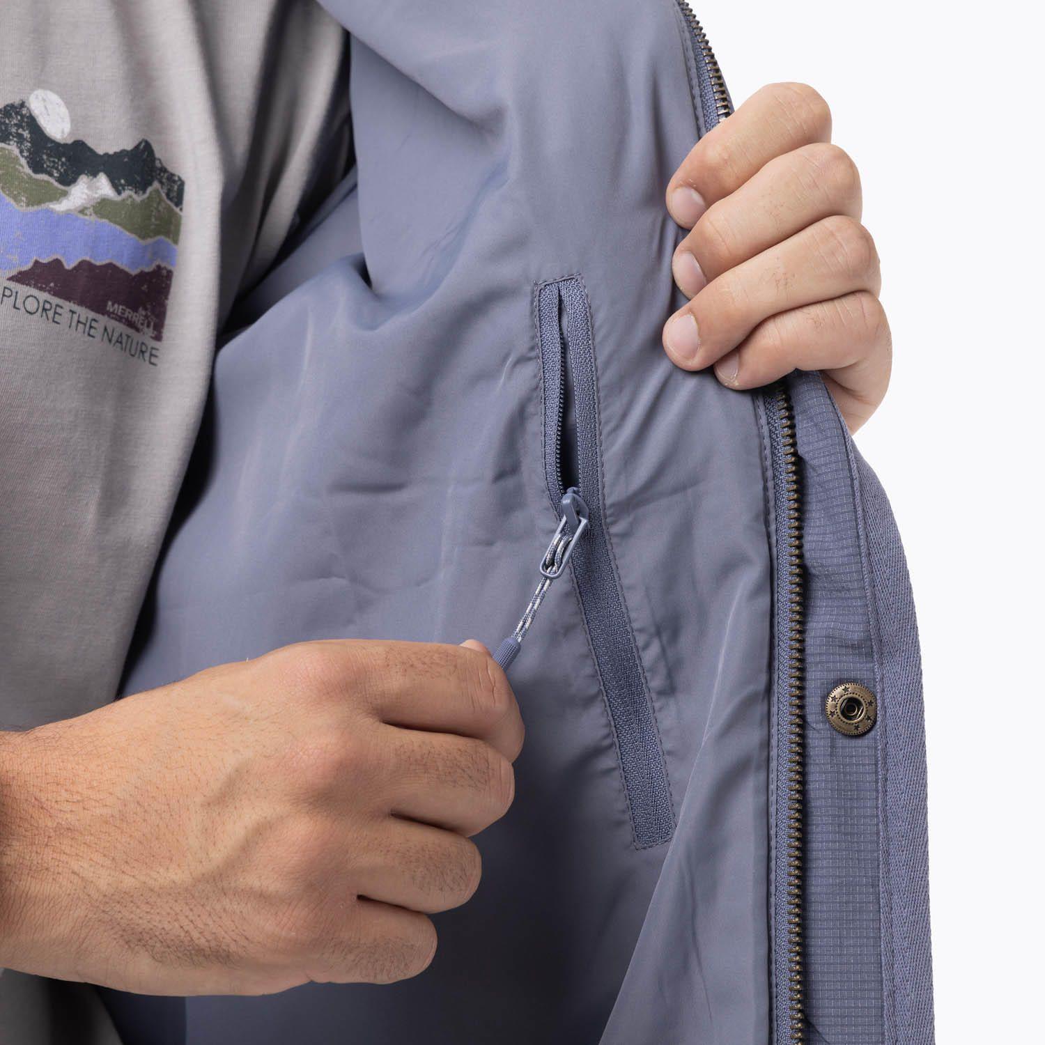 Chaqueta Hombre Halees Full Zipper Azul-9