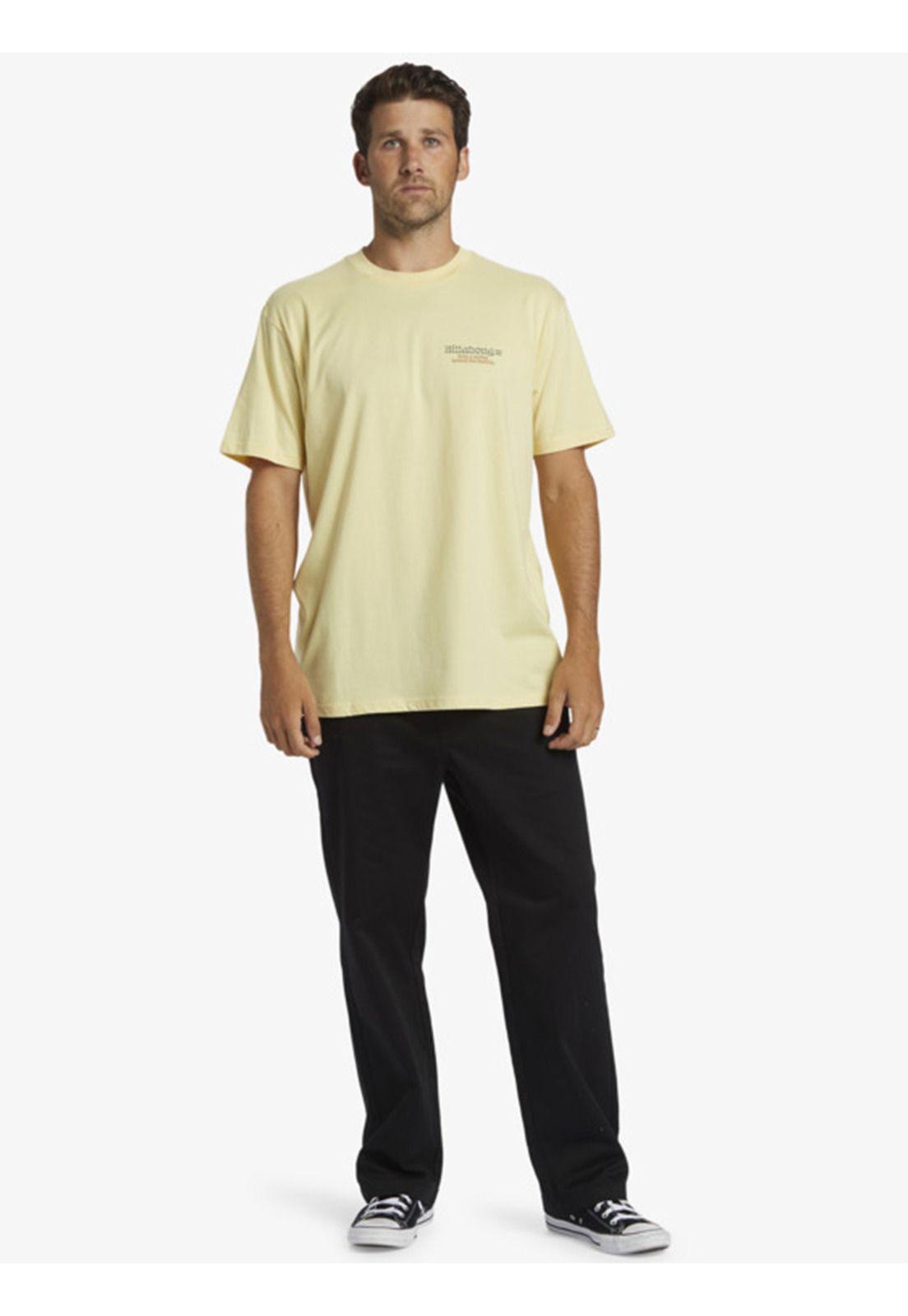 Polera Hombre Twin Fins Amarillo-3