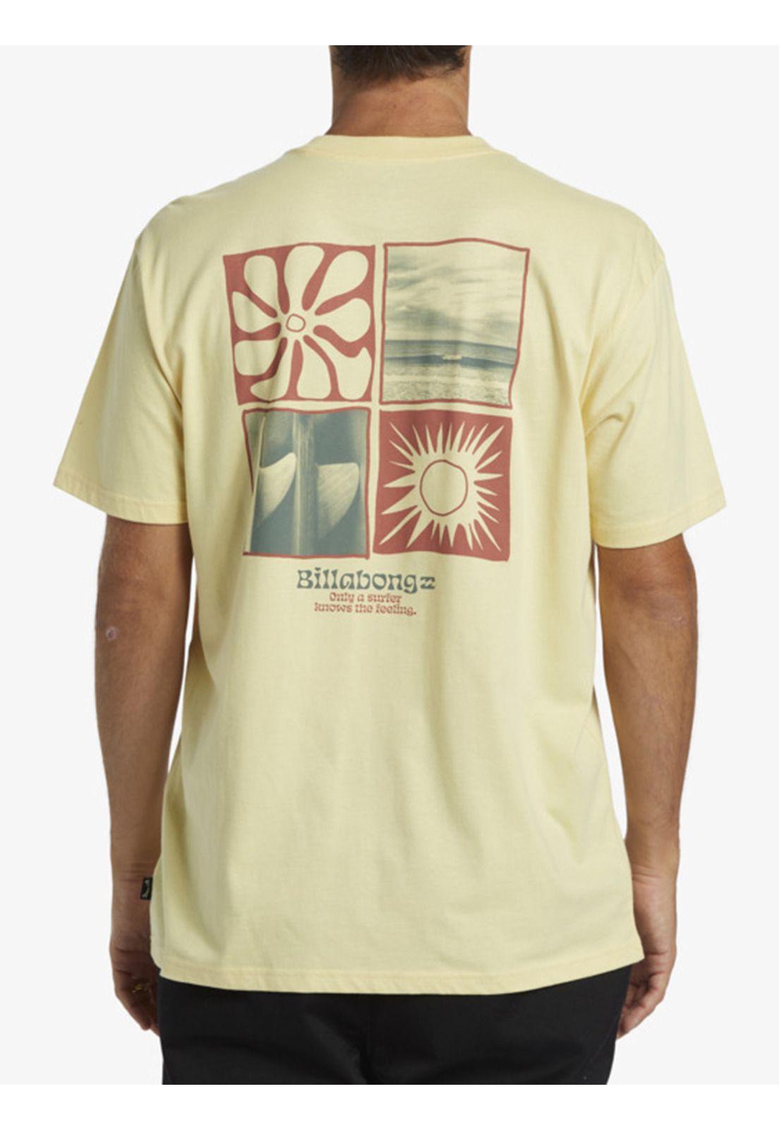 Polera Hombre Twin Fins Amarillo-4