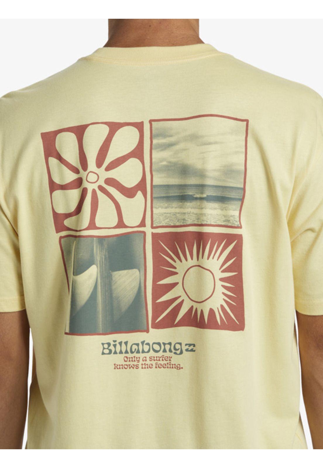 Polera Hombre Twin Fins Amarillo-6