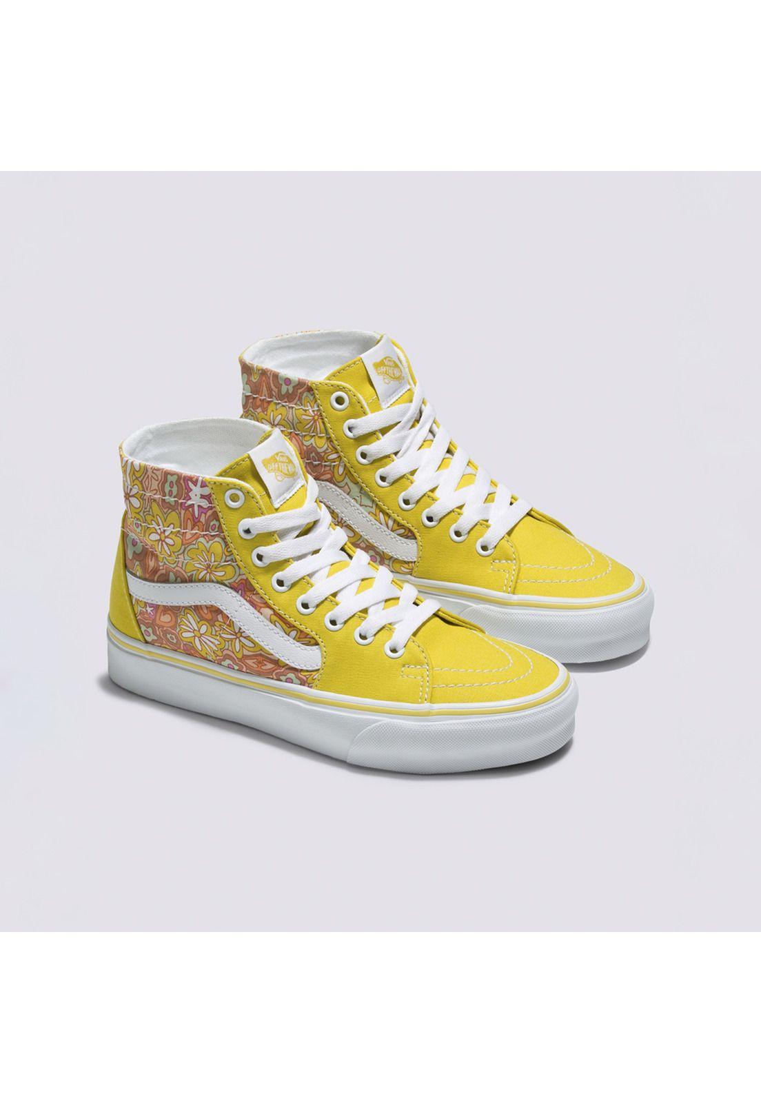 Zapatilla Caña Ua Sk8-Hi Tapered Amarillo Unisex-0