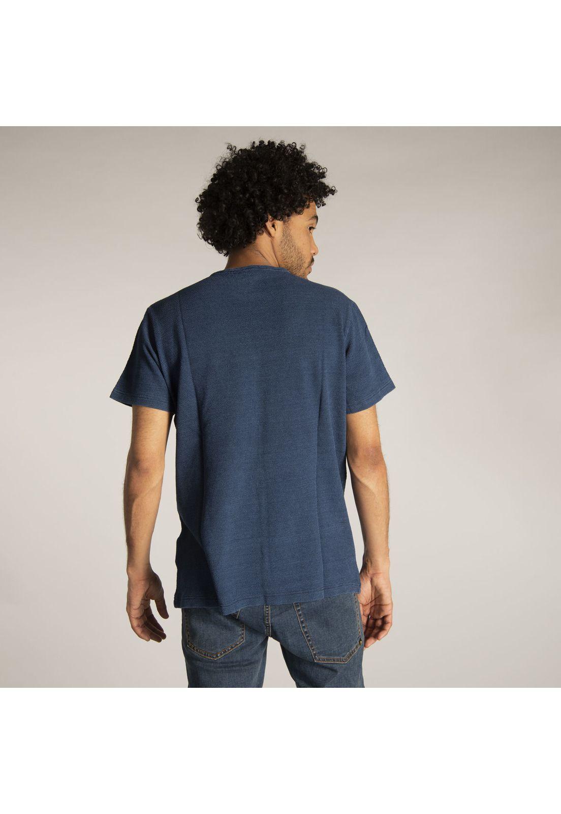 Polera M/C Hombre Fdtn Work Pkt Tee Azul-2