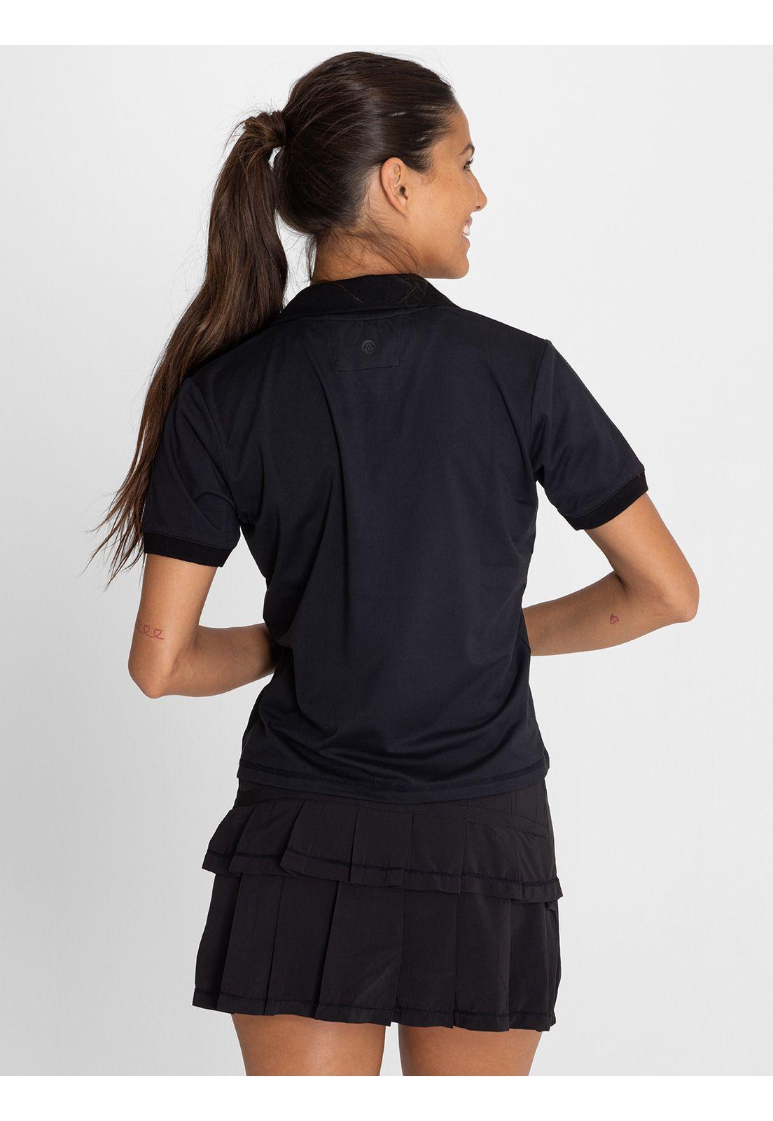 Polera Mujer Mc Polo T-Shirt Negra-1