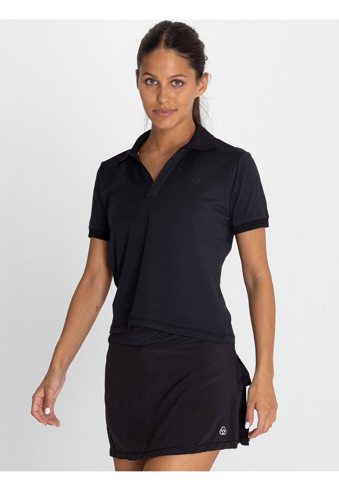 Polera Mujer Mc Polo T-Shirt Negra-3