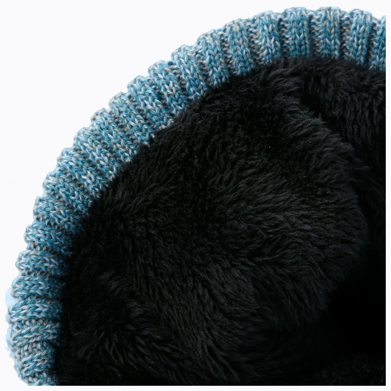 Gorro Unisex Shaggy Beanie Celeste-4