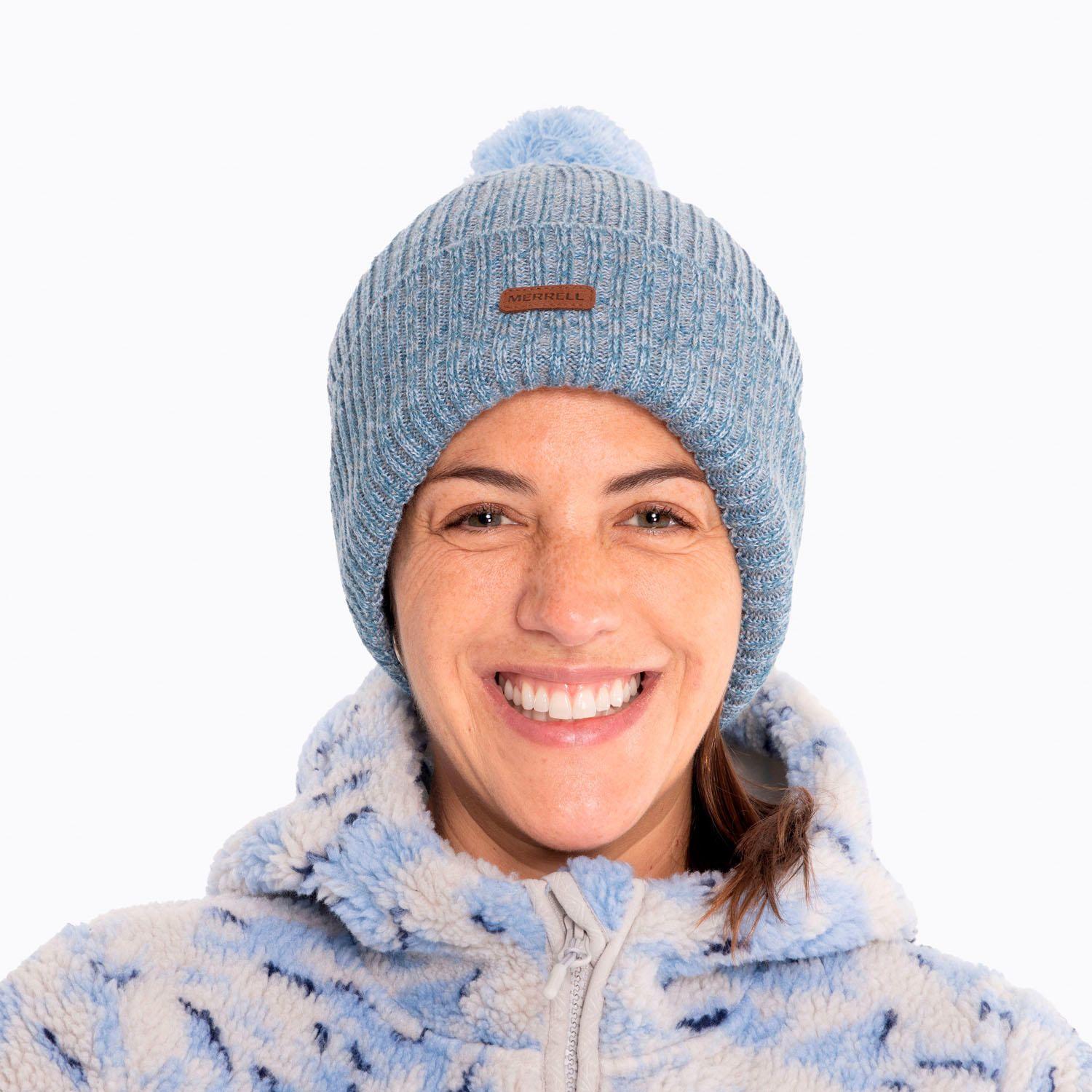 Gorro Unisex Shaggy Beanie Celeste-2