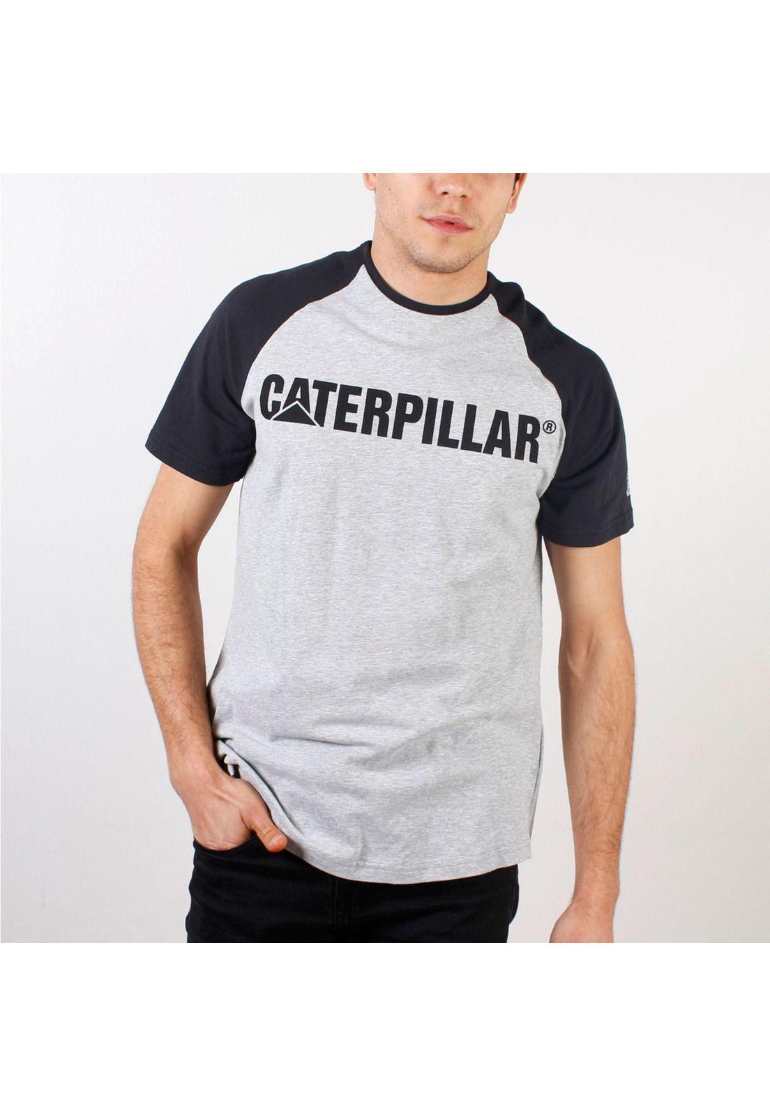 Polera Mc Hombre Logo Team Tee Gris-0