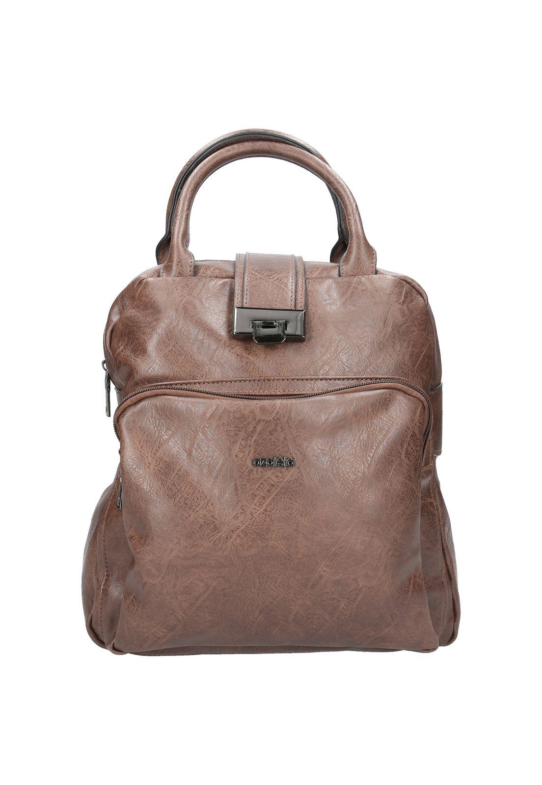 Mochila Convertible Mujer Elist Backbag Café-0