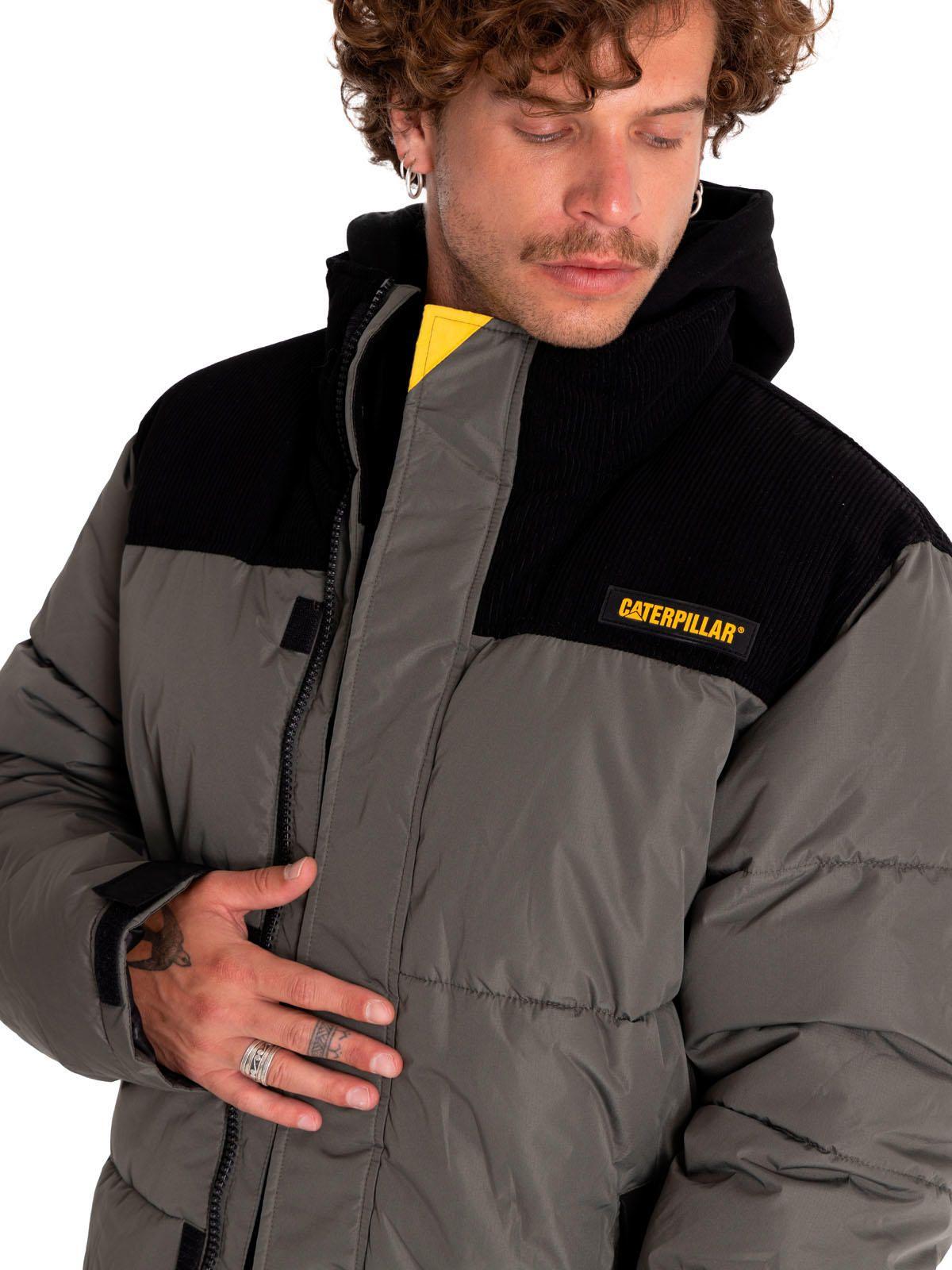 Parka Hombre Heavyweight Insulated Puffer Gris-4