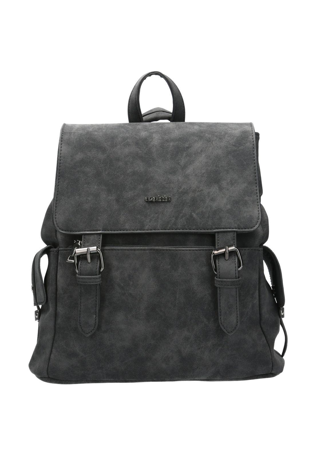 Mochila Convertible Mujer Rex Bacgbag Negro-2