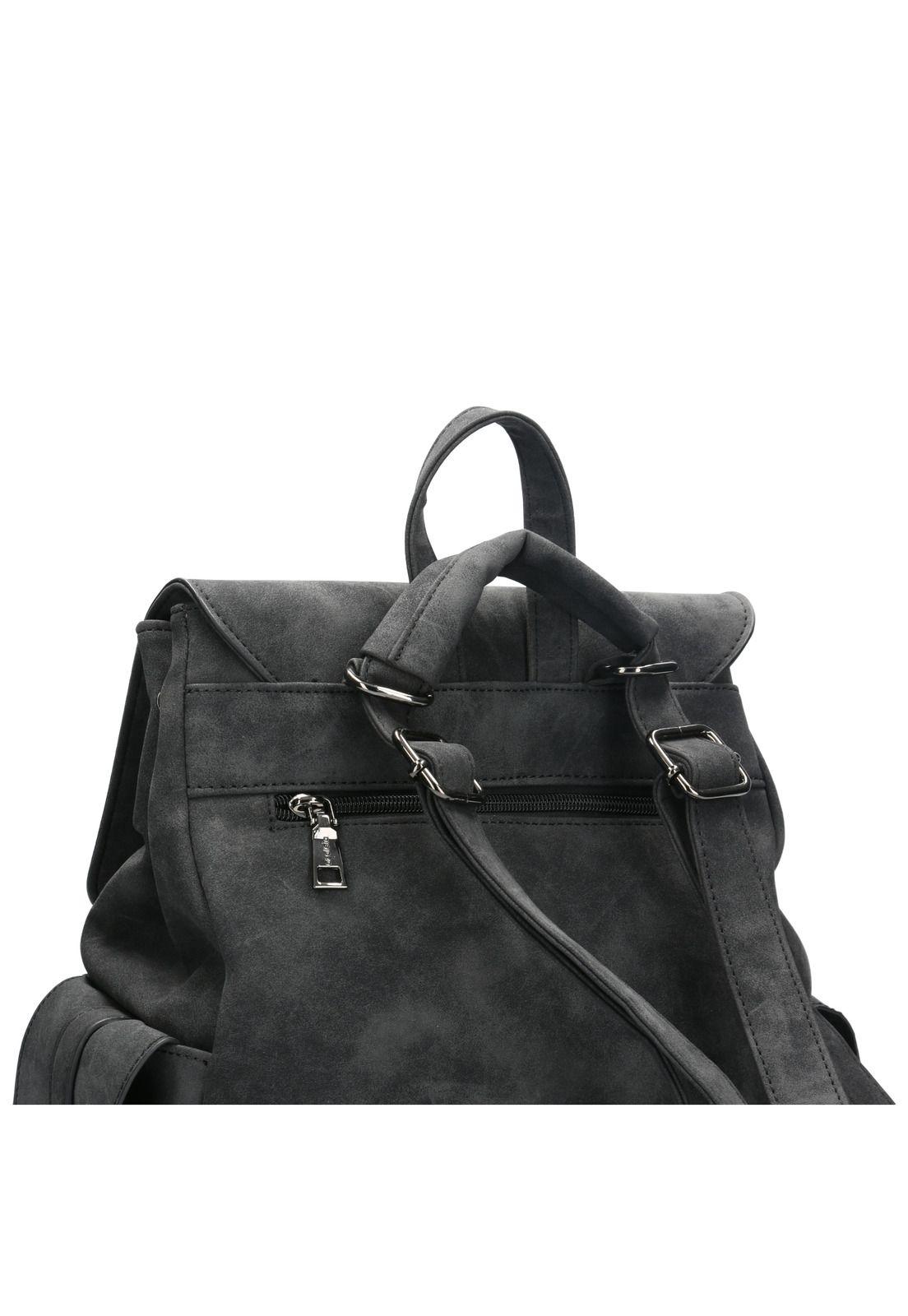 Mochila Convertible Mujer Rex Bacgbag Negro-3