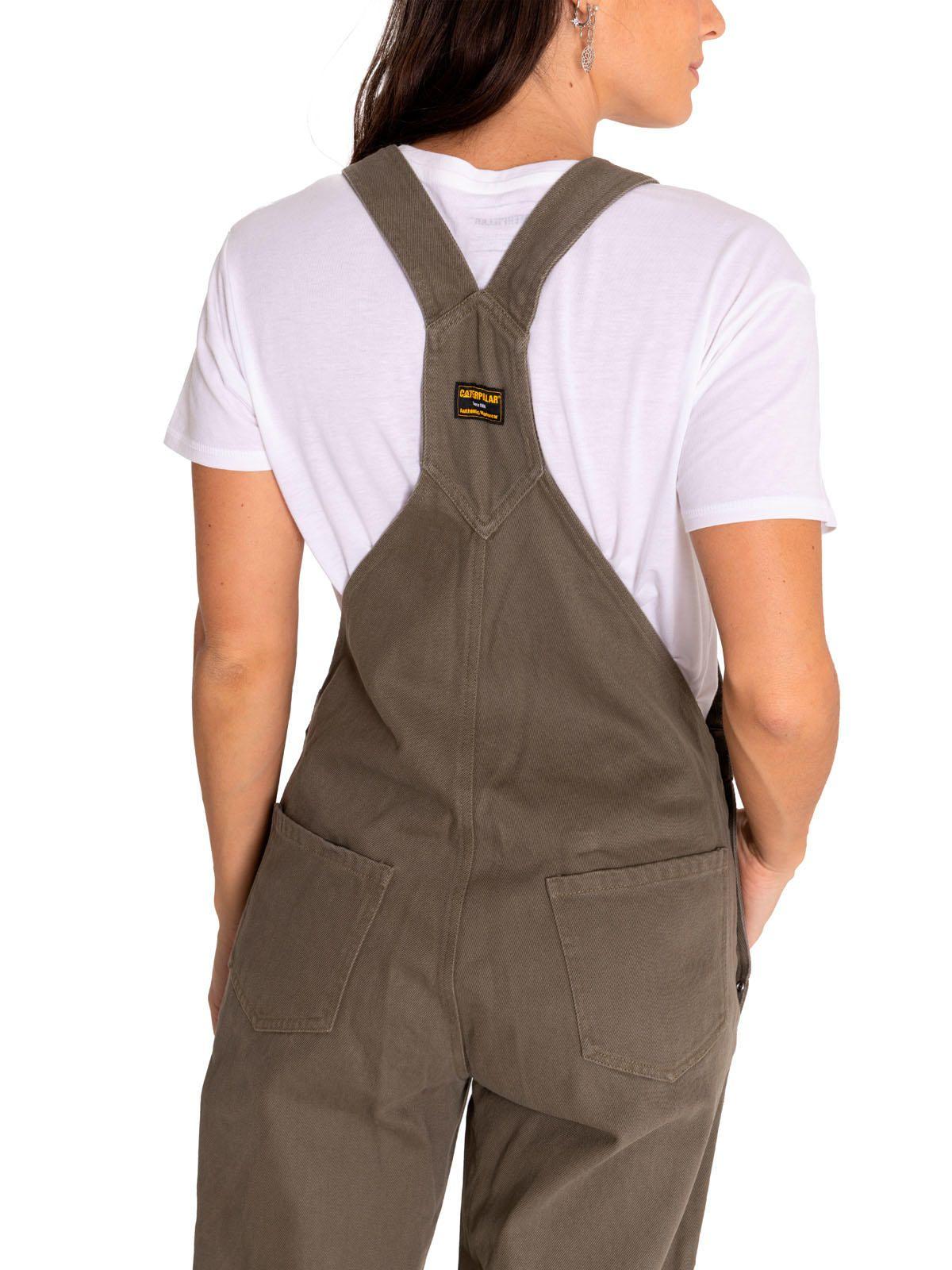 Jardinera Mujer Heritage Twill Overall Verde-5