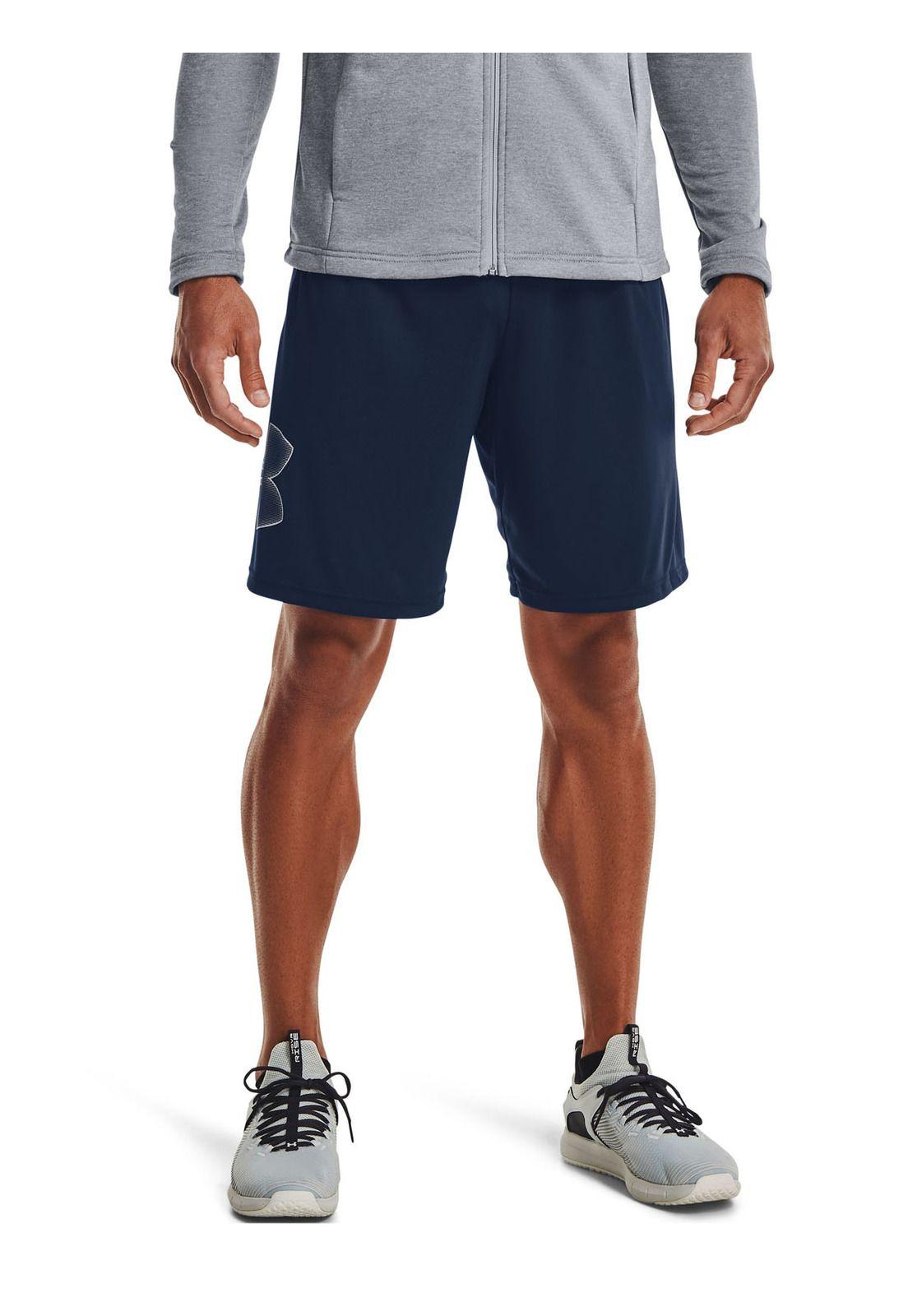 Shorts UA Tech para hombre Marino-3