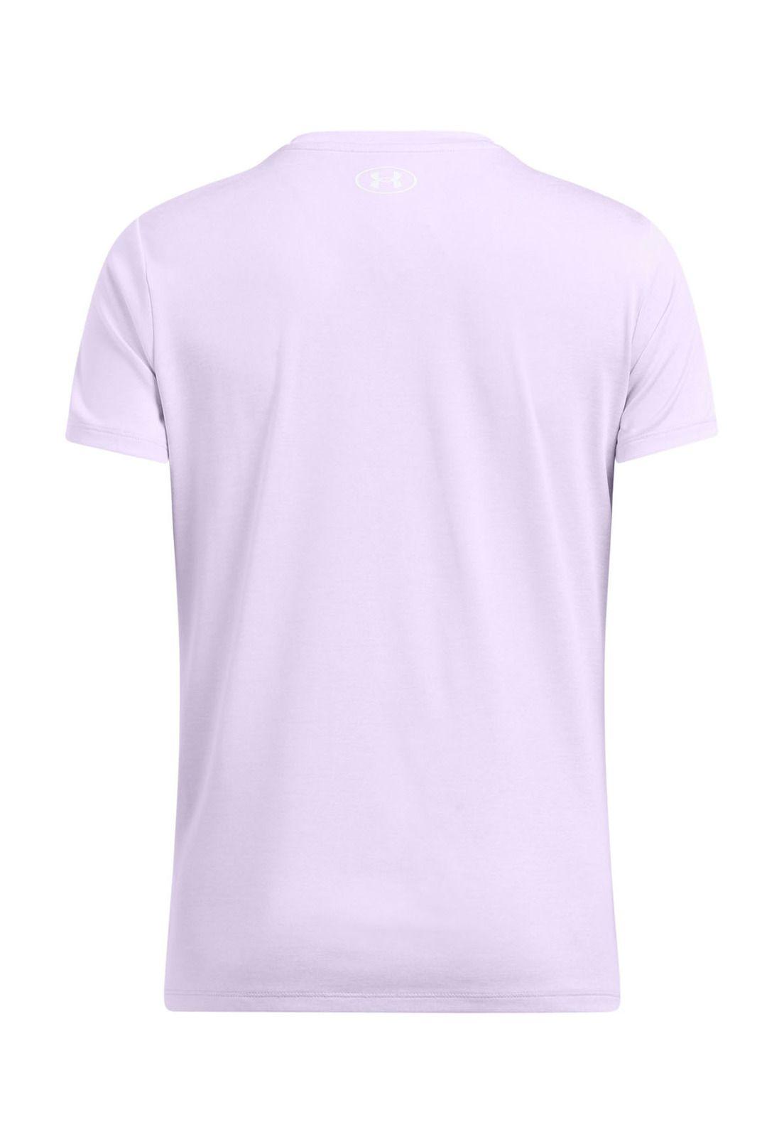 Polera manga corta Tech Twist mujer Morado-1