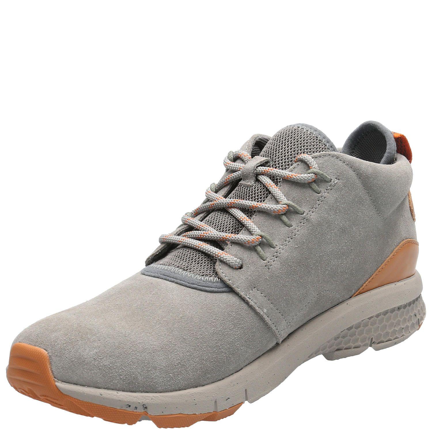 Zapatilla Cuero Hombre Brugg Gris-4