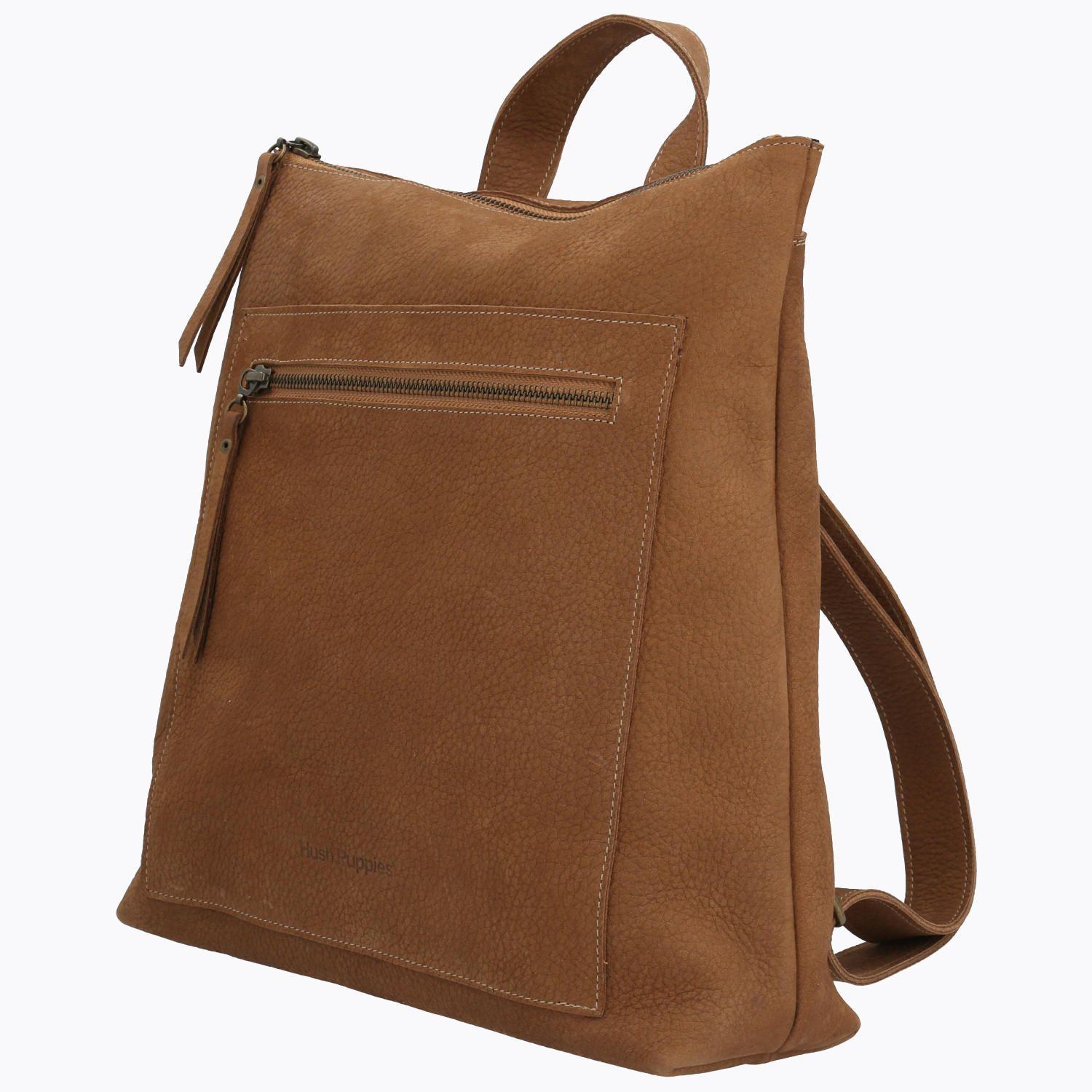 Mochila Cuero Mujer Brianna Back Café-1