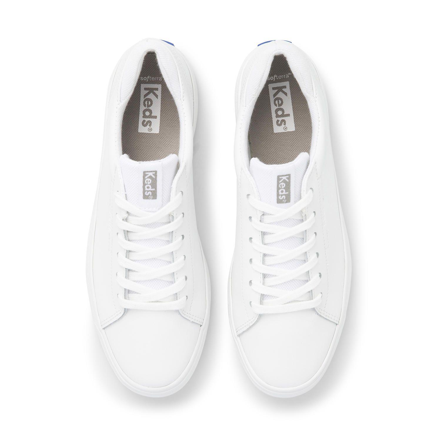 Zapatilla Cuero Mujer Alley Blanco-3