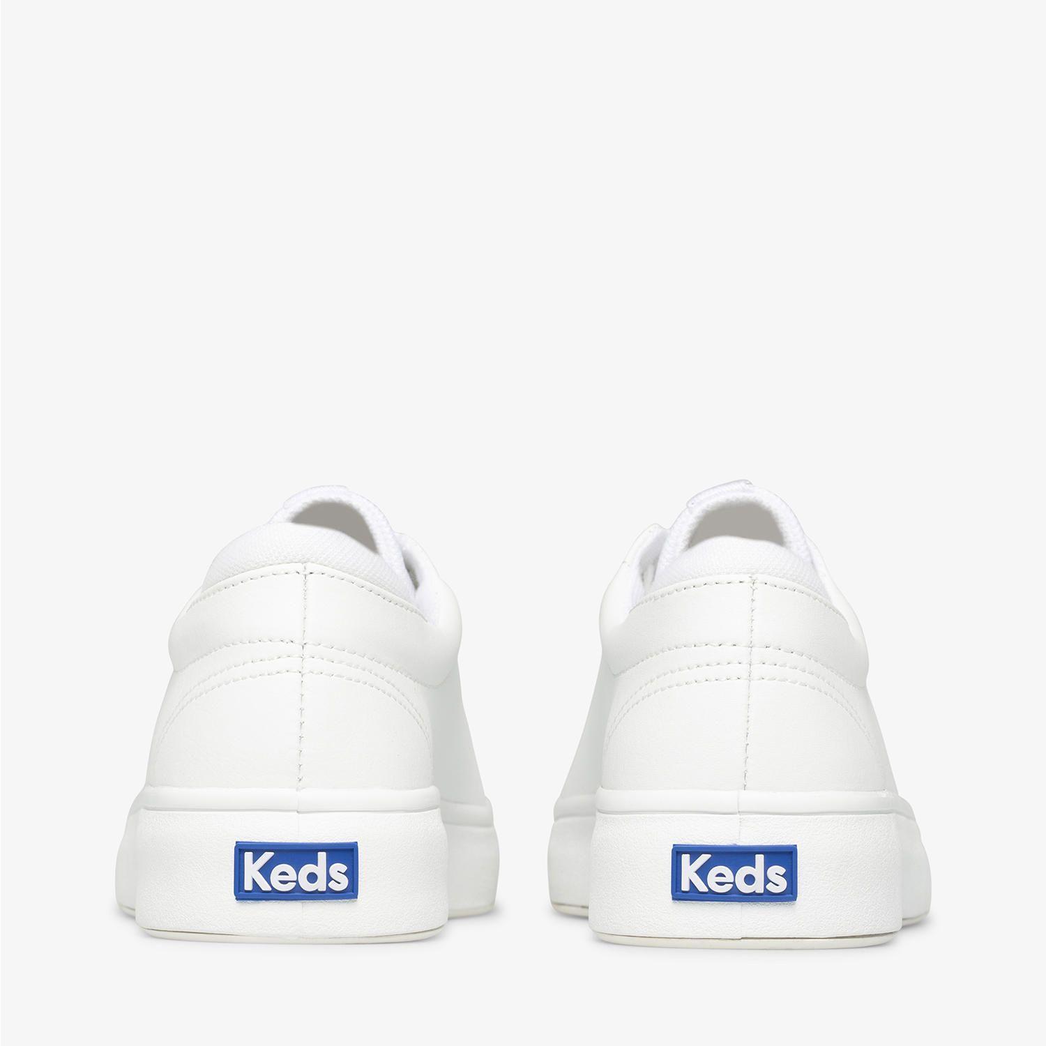 Zapatilla Cuero Mujer Alley Blanco-4