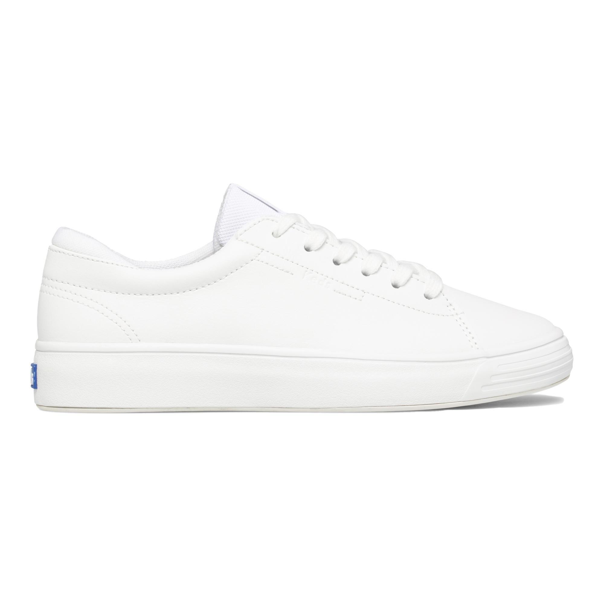 Zapatilla Cuero Mujer Alley Blanco-0