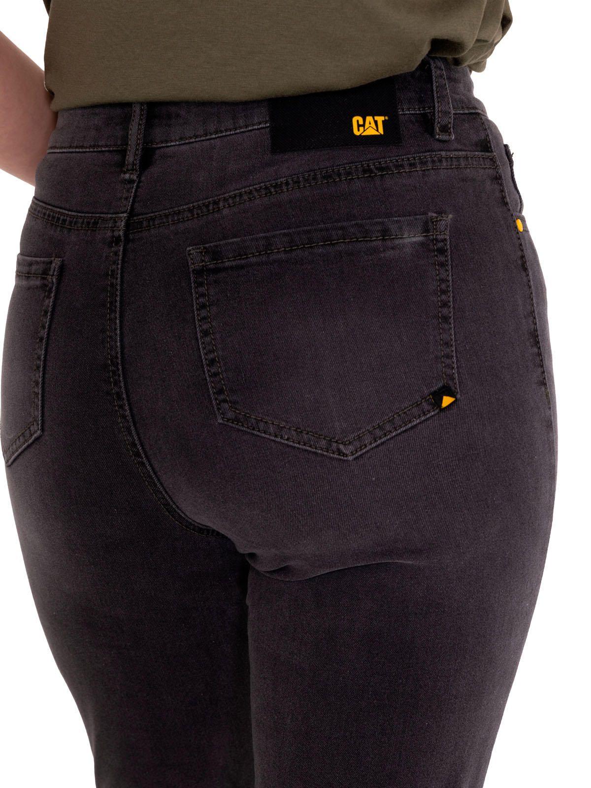 Jeans Denim Mujer Triblend Mid-Rise Skinny Gris CAT-5