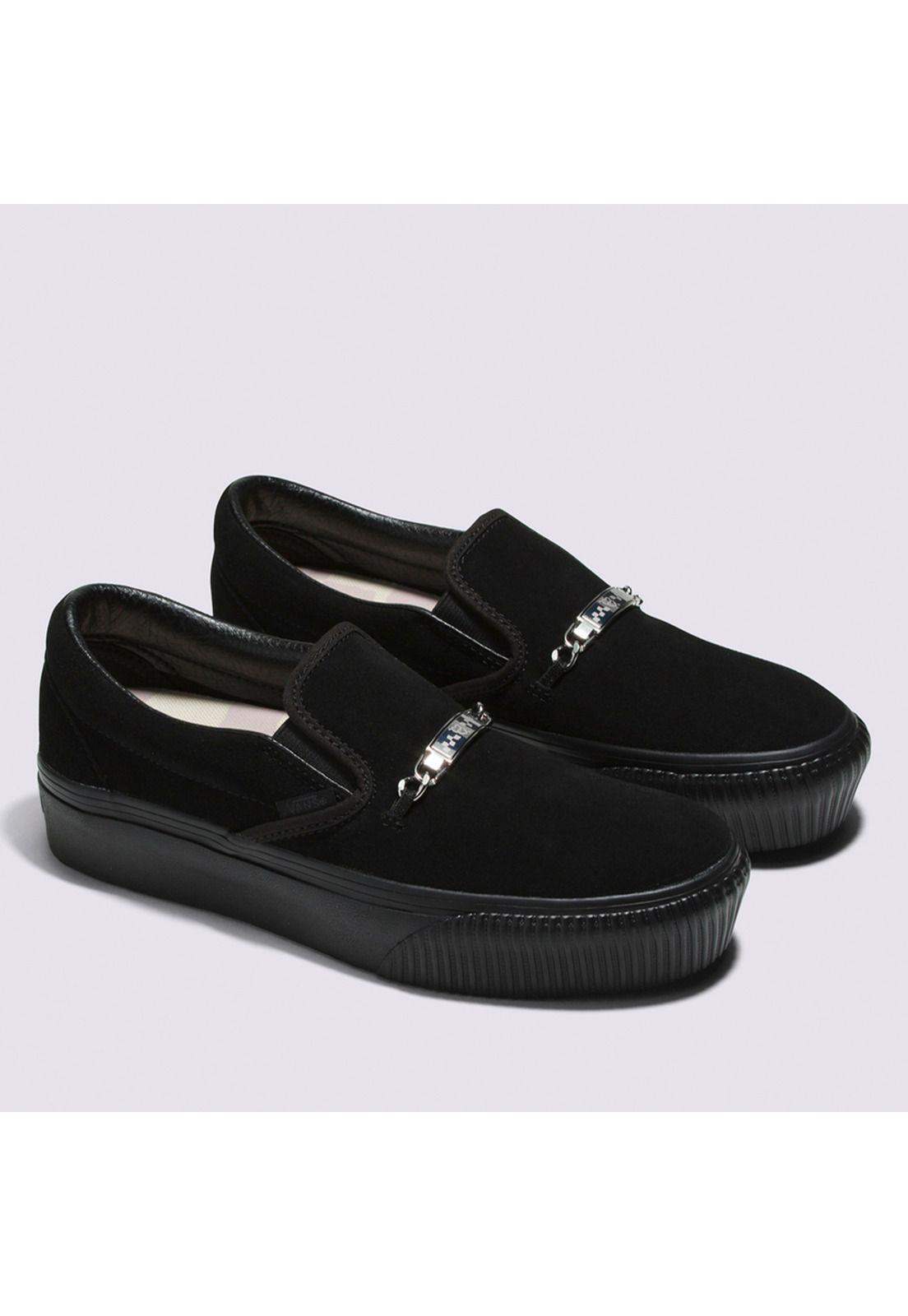 Zapatillas Slip-On Platform SF Karina Rokunzo Negro-0