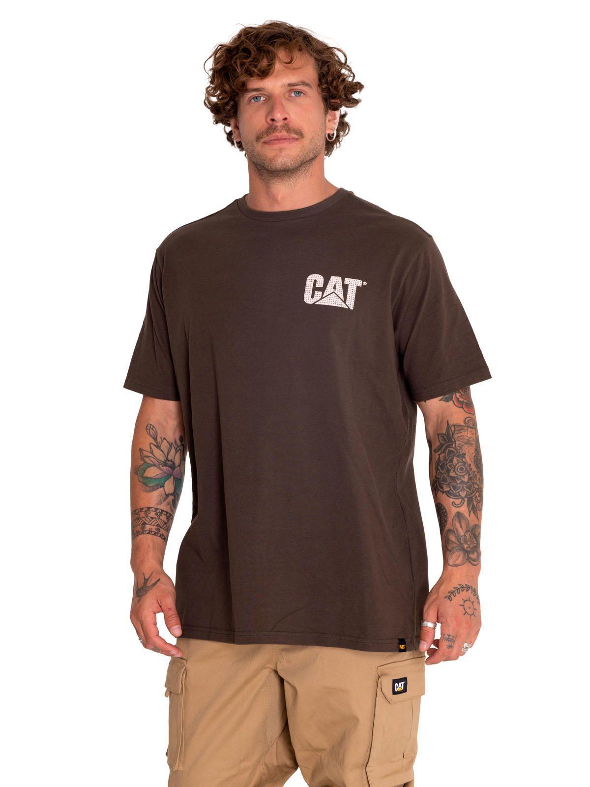 Polera Manga Corta Unisex Heavyweight Washed Café-1