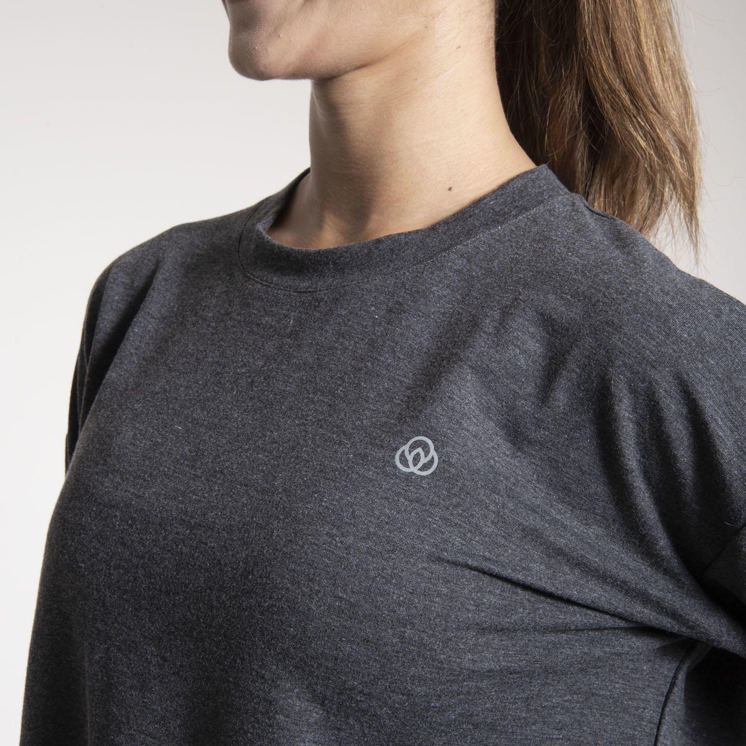 Polerón Mujer Crew Neck Sweatshirt Negro-3