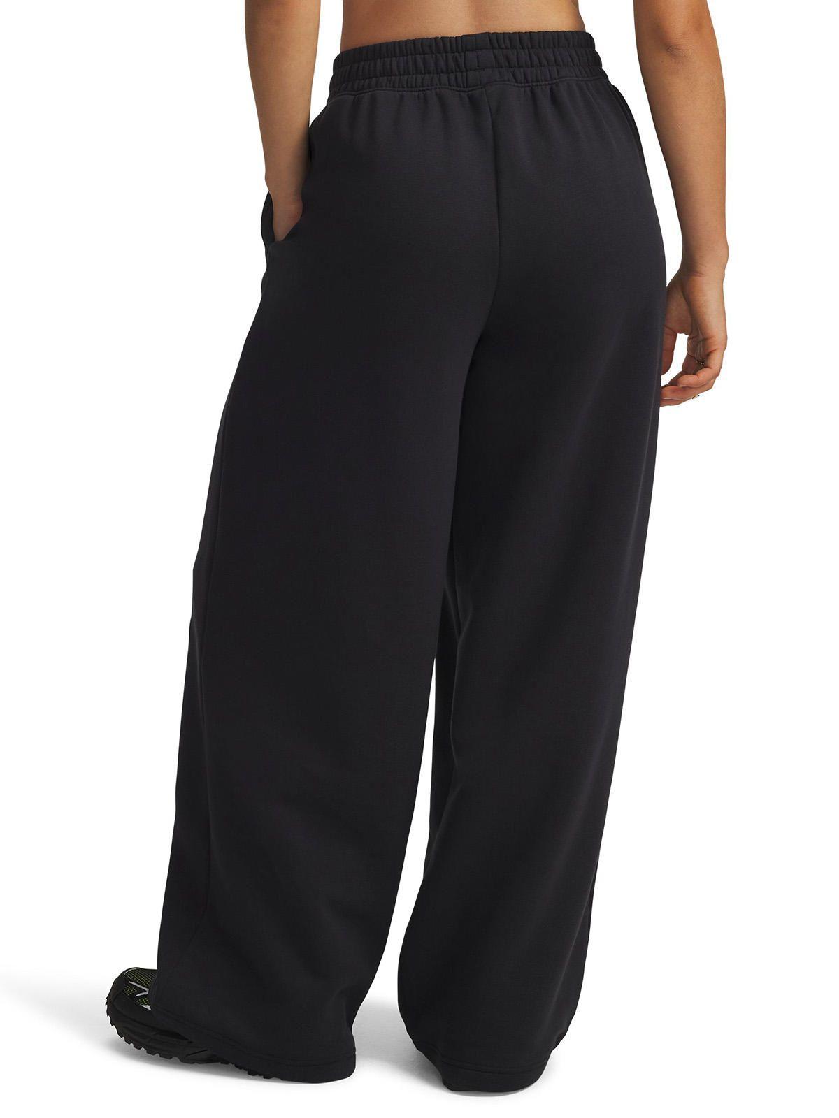 Pantalon Mujer Rival Fleece Script Negro-1