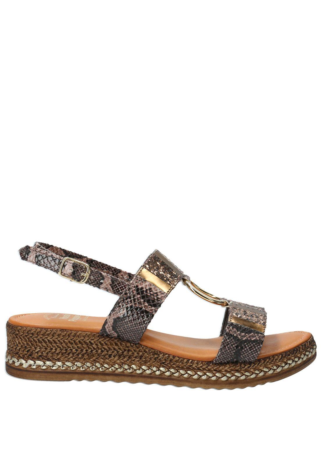 Sandalia Mujer Brenda Café Oscuro-1