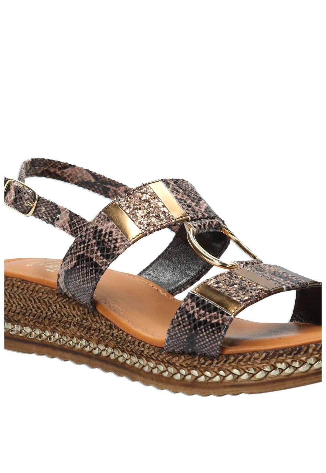 Sandalia Mujer Brenda Café Oscuro-7