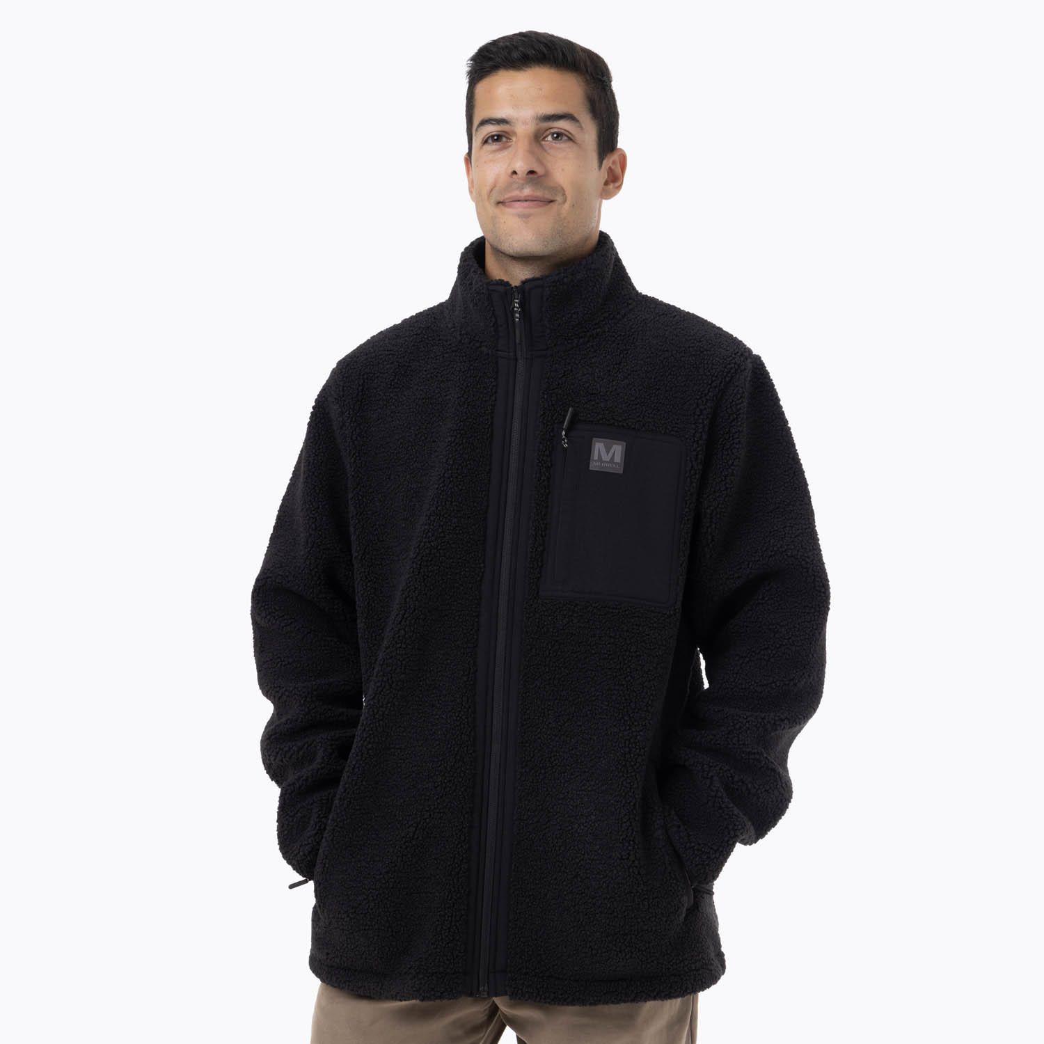 Polar Hombre Retro Pile Sherpa Negro-0