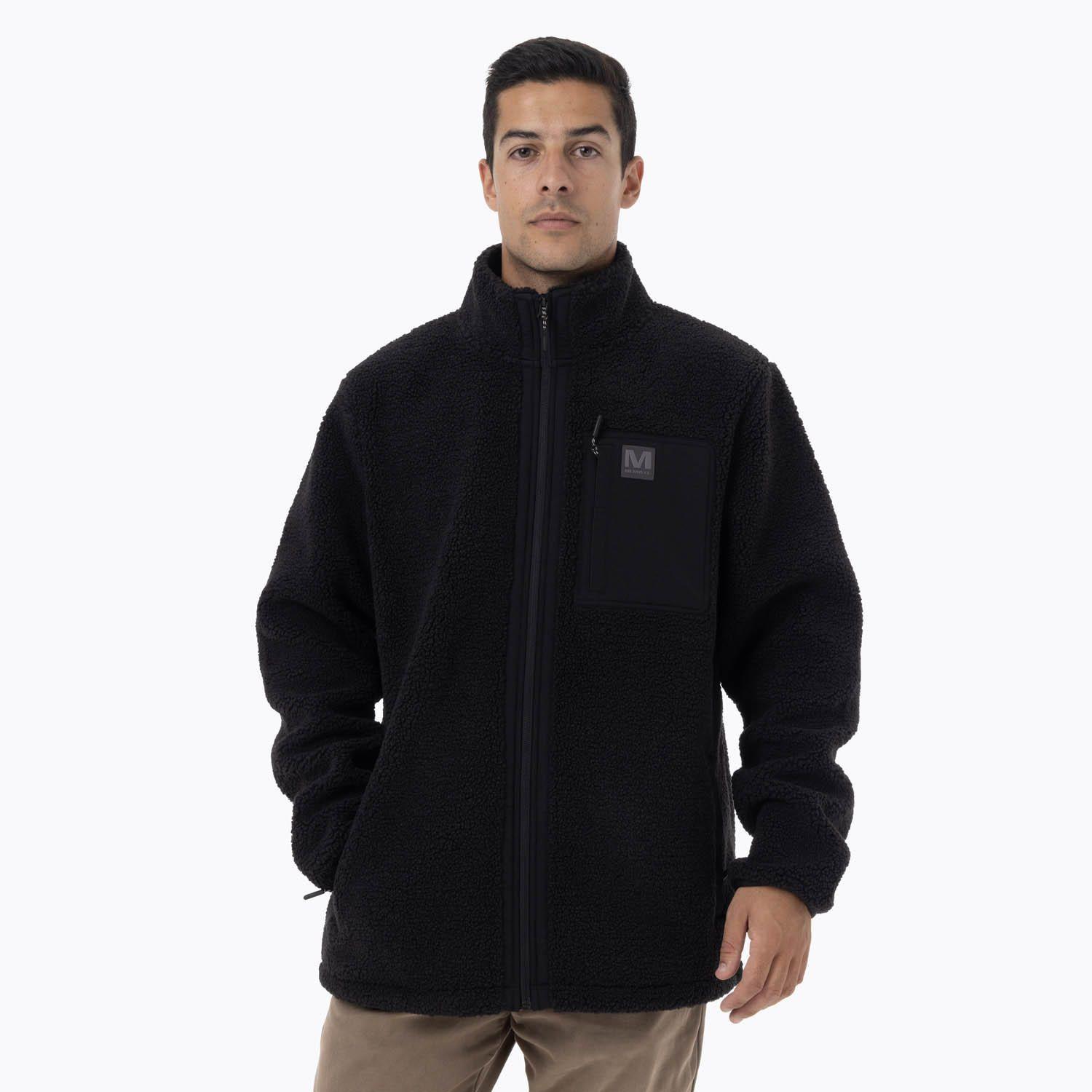 Polar Hombre Retro Pile Sherpa Negro-3