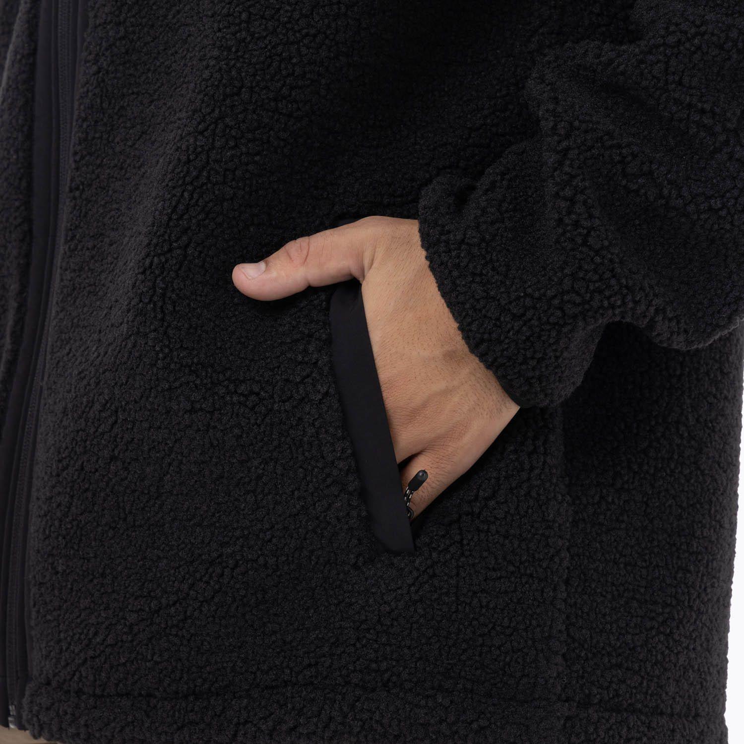 Polar Hombre Retro Pile Sherpa Negro-6