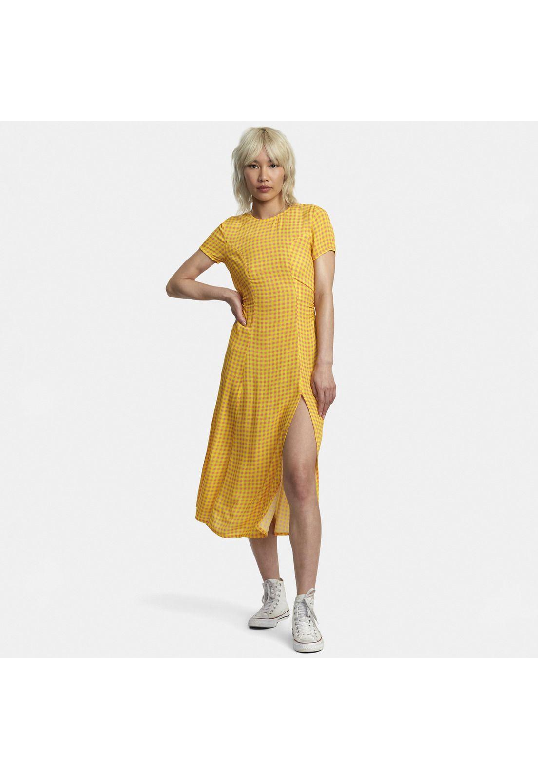 Vestido Mujer Dreamscape Wvdr Amarillo-0