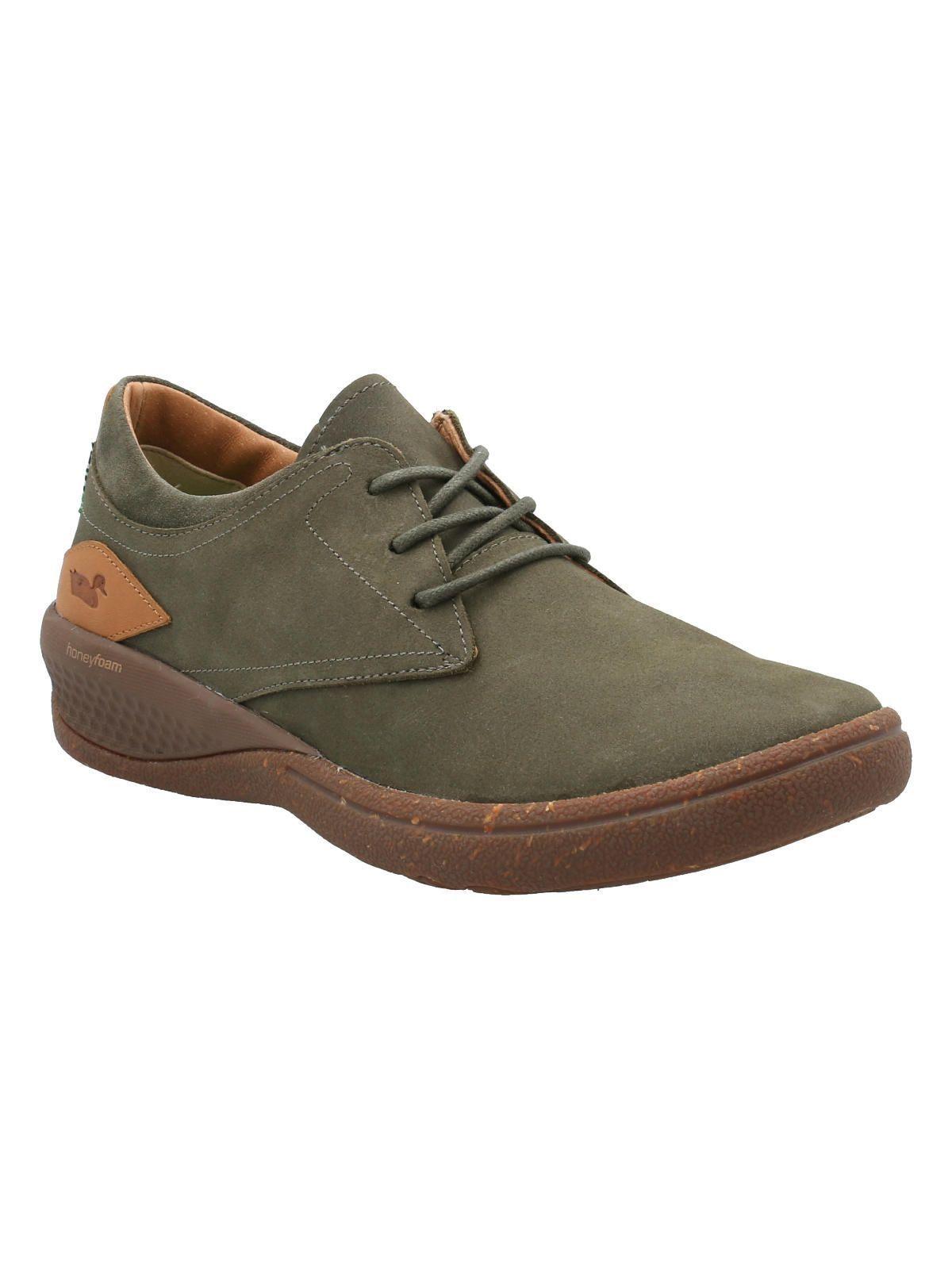 Zapato Slip On Cuero Mujer Arderin Verde -1