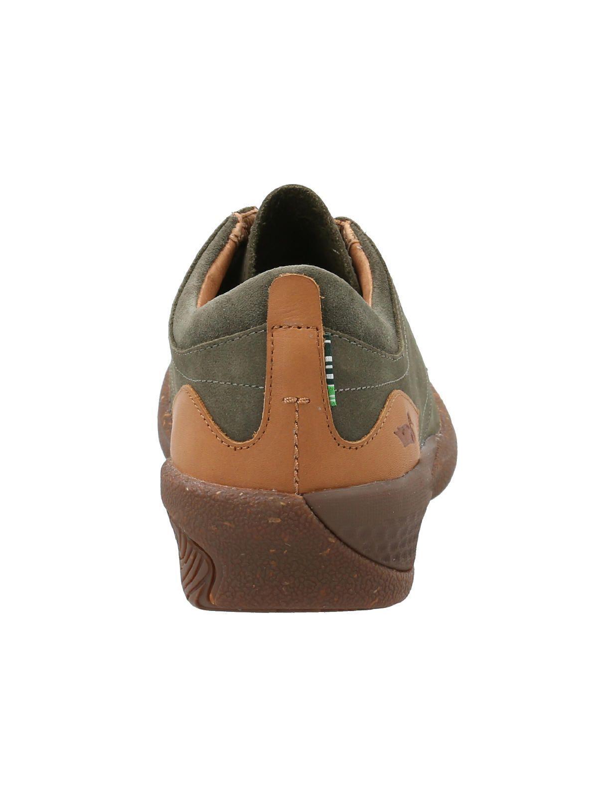 Zapato Slip On Cuero Mujer Arderin Verde -5