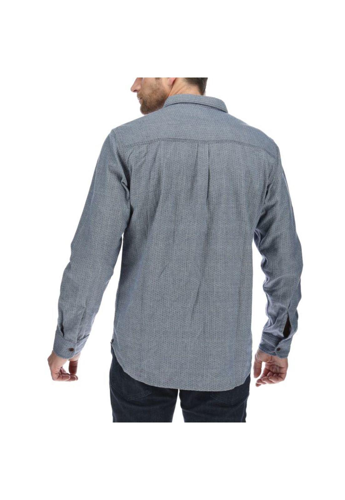 Camisa Ml Hombre Hammer L/S Shirt Azul-2